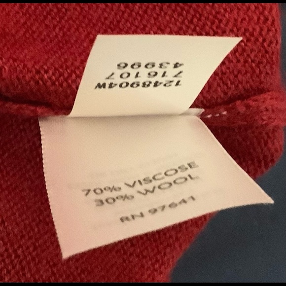 ⭐️NWT J.Jill 3X Red ❤️ (Lightweight/Medium Weight) Sweater Dress Wide Rib… - Picture 10 of 11